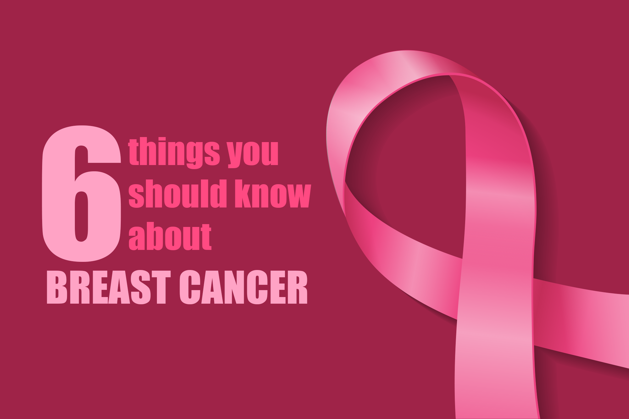 6 things you should know about Breast Cancer