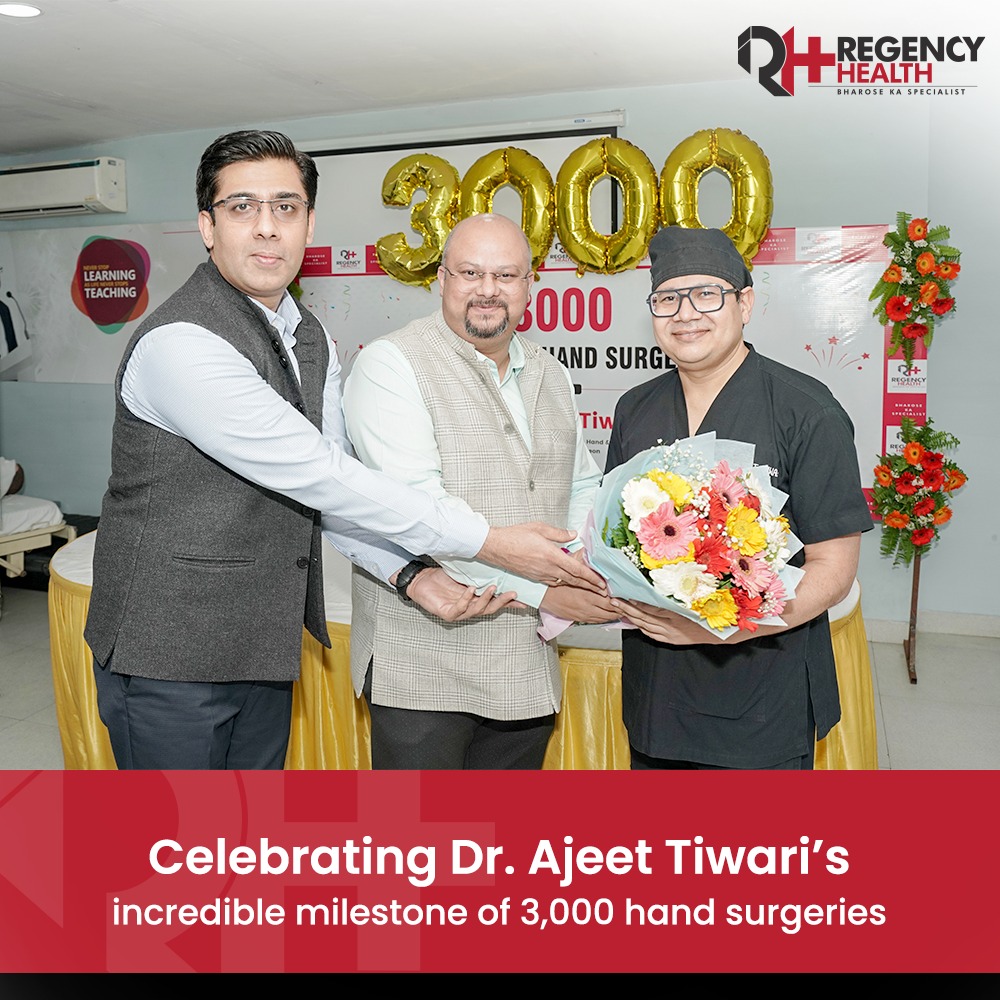 Celebrating Dr. Ajeet Tiwari’s incredible milestone of 3,000 hand surgeries