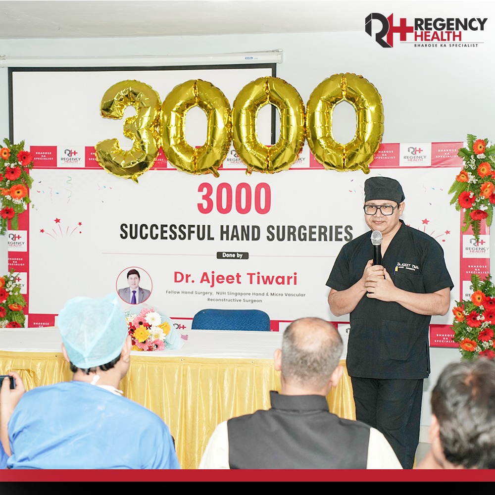 Celebrating Dr. Ajeet Tiwari’s incredible milestone of 3,000 hand surgeries