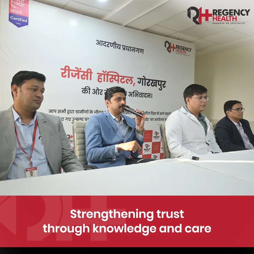 Gram Pradhan Hospital Visit at Regency Hospital, Gorakhpur