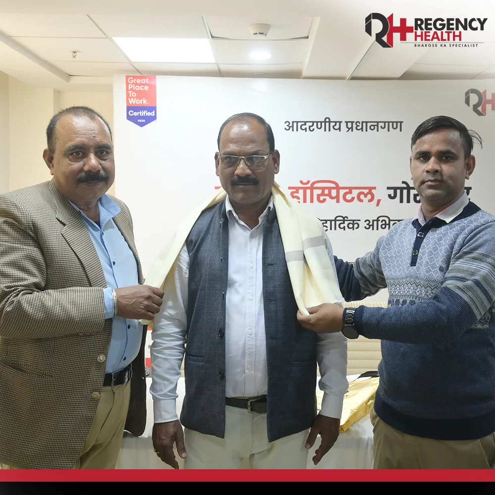 Gram Pradhan Hospital Visit at Regency Hospital, Gorakhpur