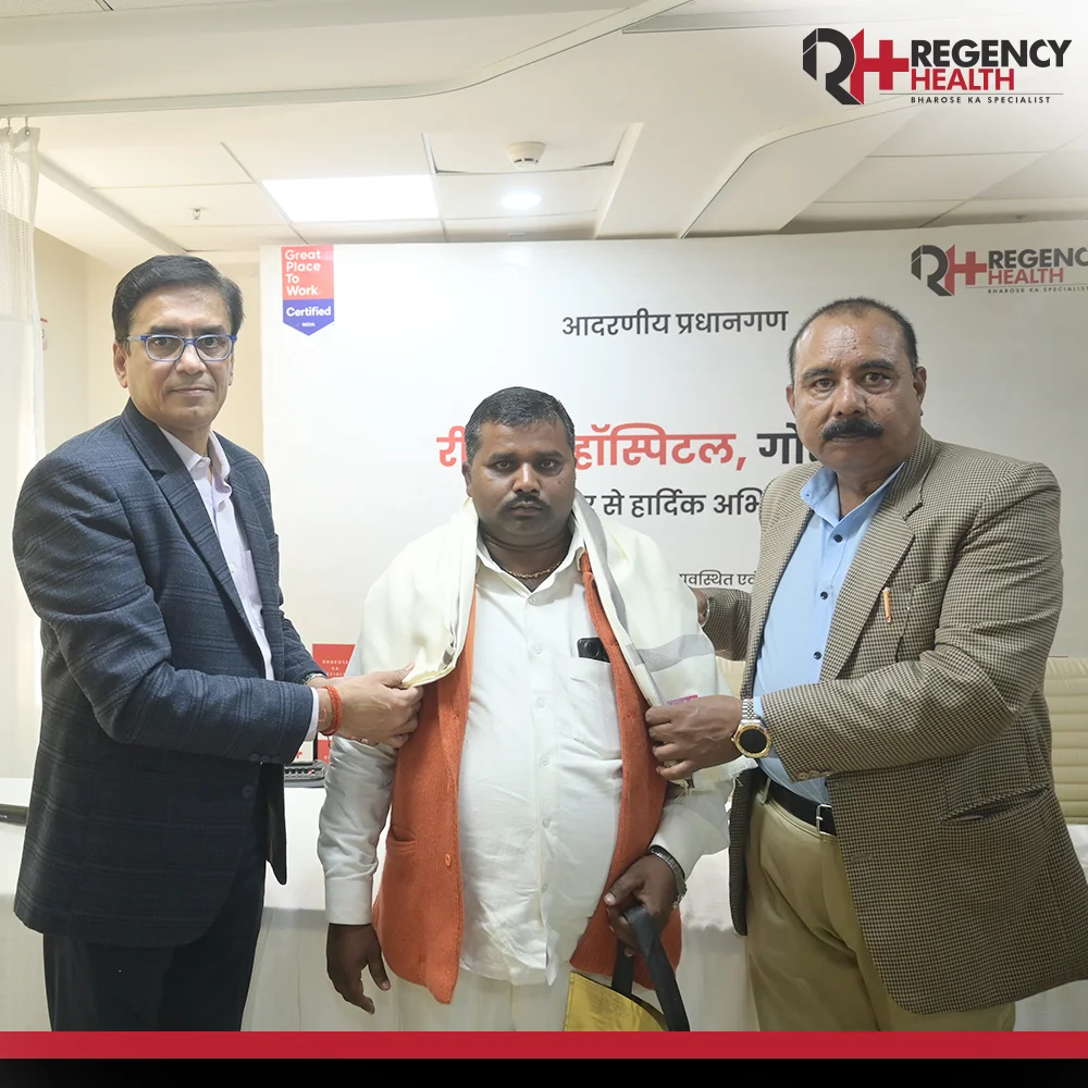 Gram Pradhan Hospital Visit at Regency Hospital, Gorakhpur
