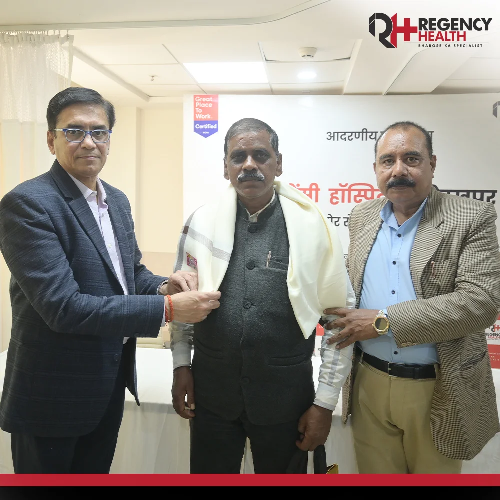 Gram Pradhan Hospital Visit at Regency Hospital, Gorakhpur