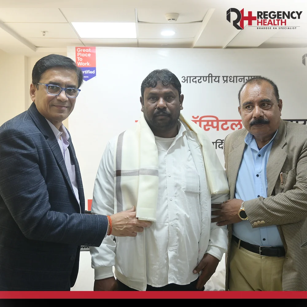 Gram Pradhan Hospital Visit at Regency Hospital, Gorakhpur