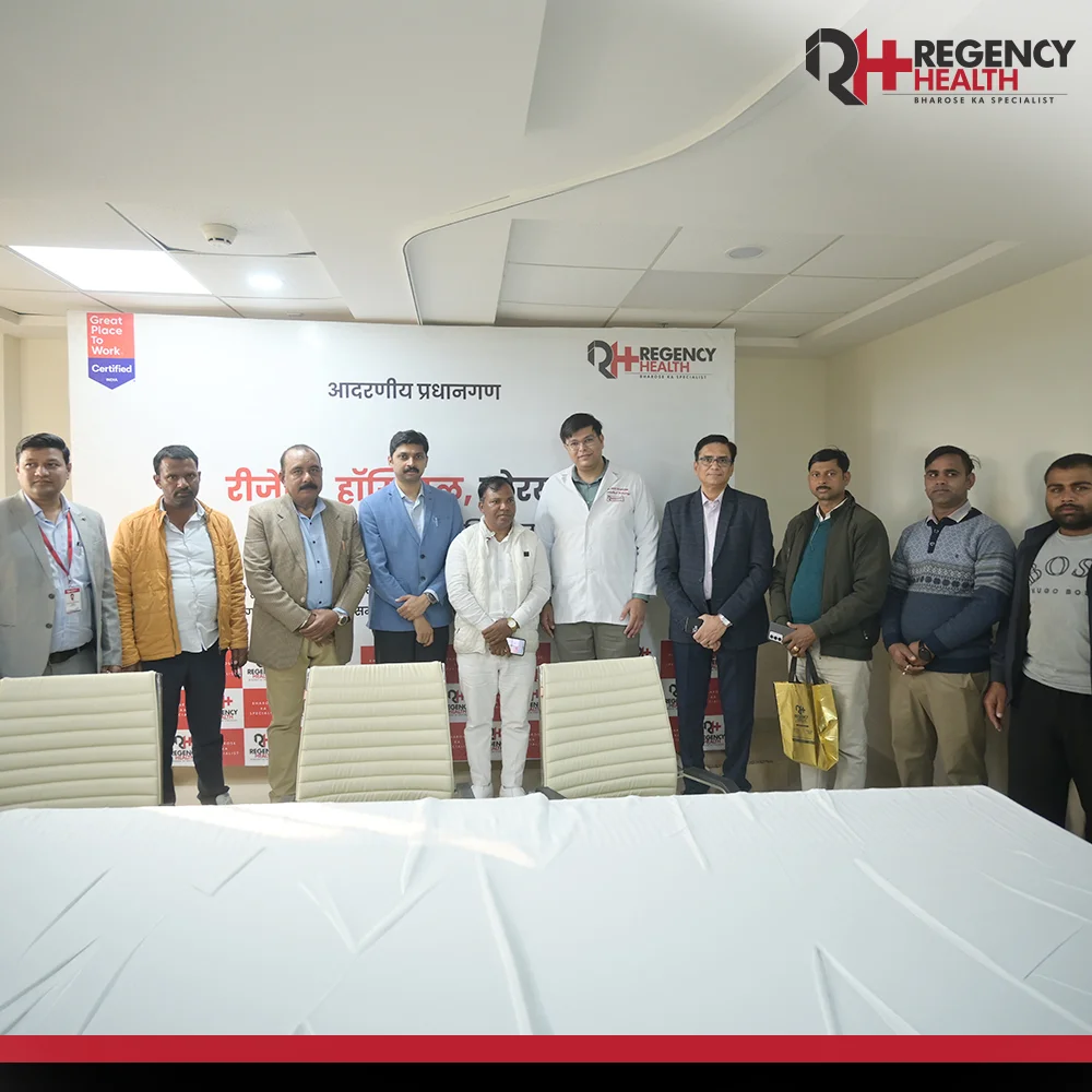 Gram Pradhan Hospital Visit at Regency Hospital, Gorakhpur