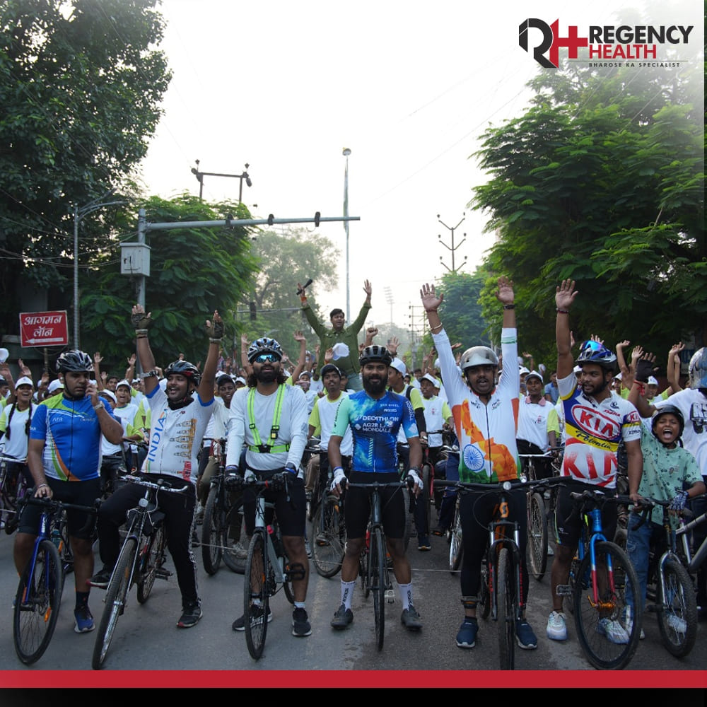 Regency Health Supports a Healthier Kanpur at the Mega Cyclothon